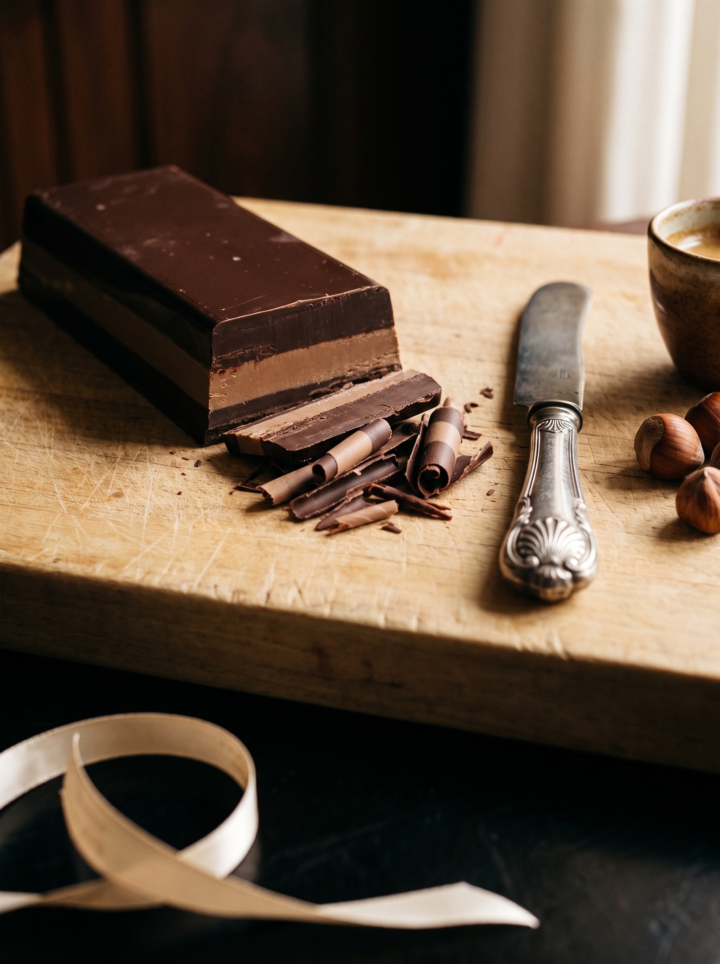 Calcagno Lingot de Cremino au Chocolat Gianduia et Noisette 500 gr
