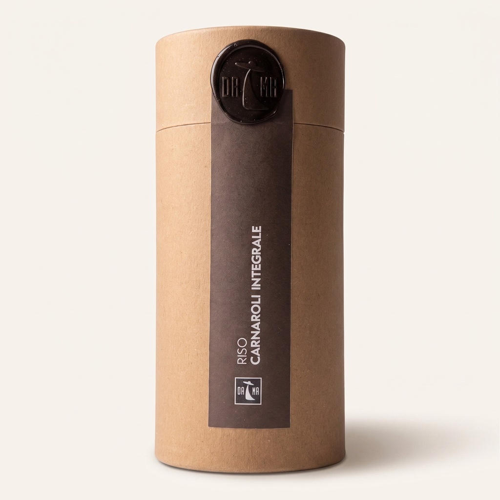 Riso Dama Barattolo Carnaroli Integrale Luxury Ceralacca