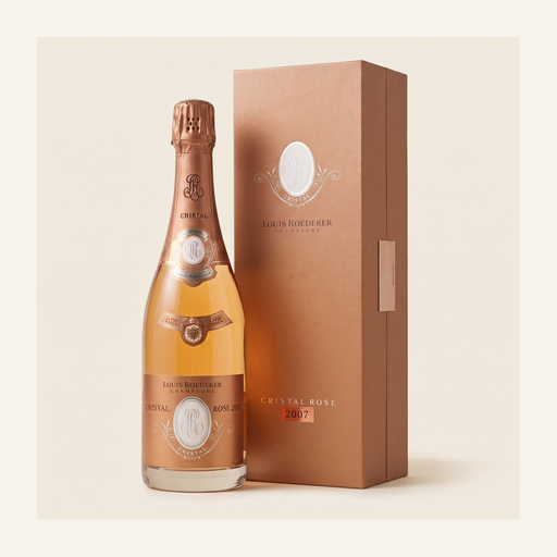 Roederer Champagne Cristal Rosé Millesimé 2007 (Coffret)