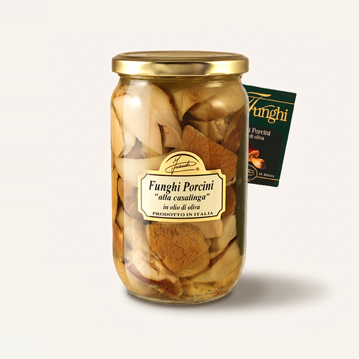 Inaudi Cèpes Coupés à l’Huile d’Olive Extra Vierge Casalinga
