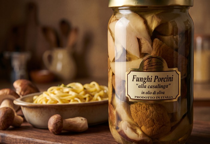 Inaudi Cèpes Coupés à l’Huile d’Olive Extra Vierge Casalinga