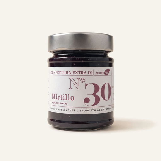 Alessio Brusadin Confiture Extra de Myrtille et Pinot Noir